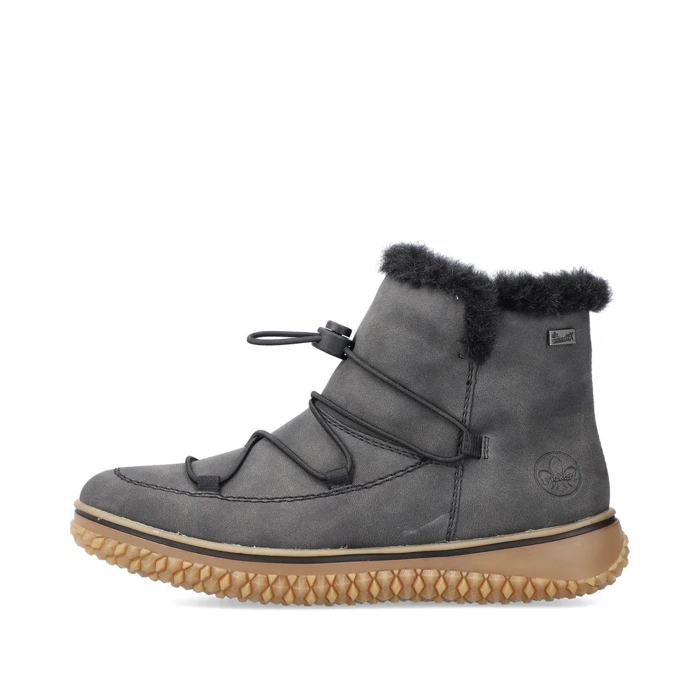 Rieker Schuhe Z4278-45 Anthrazit/Schwarz Bungee RTex