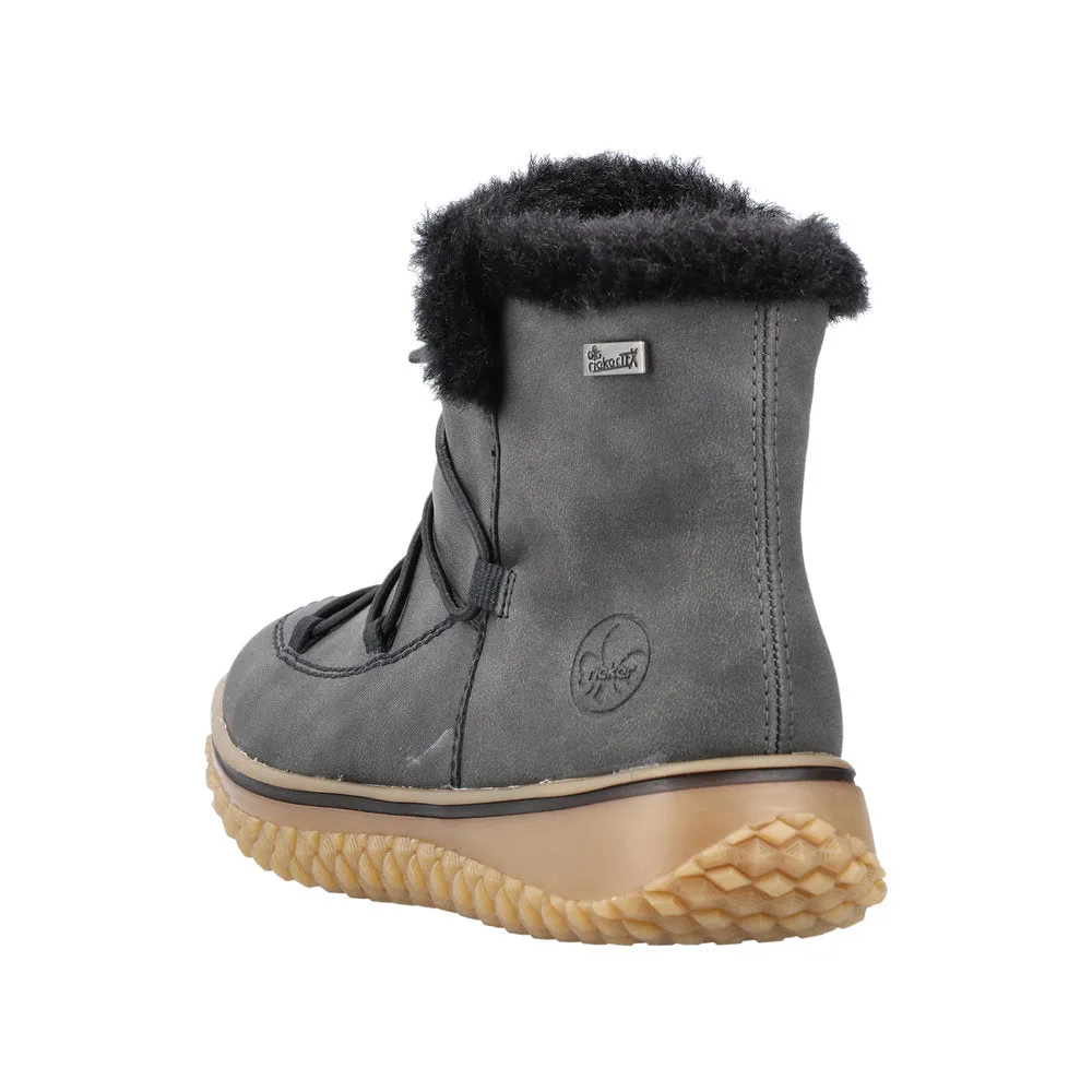 Rieker Schuhe Z4278-45 Anthrazit/Schwarz Bungee RTex