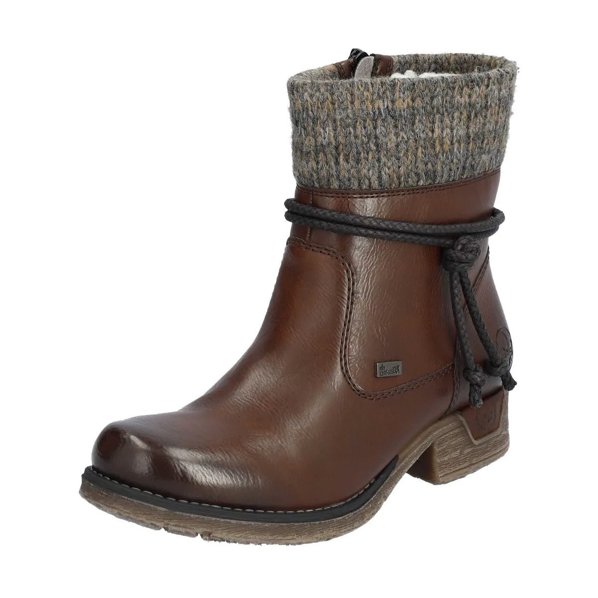 Rieker Damen 79688-25 Braune Wasserdichte Rieker Schuhe