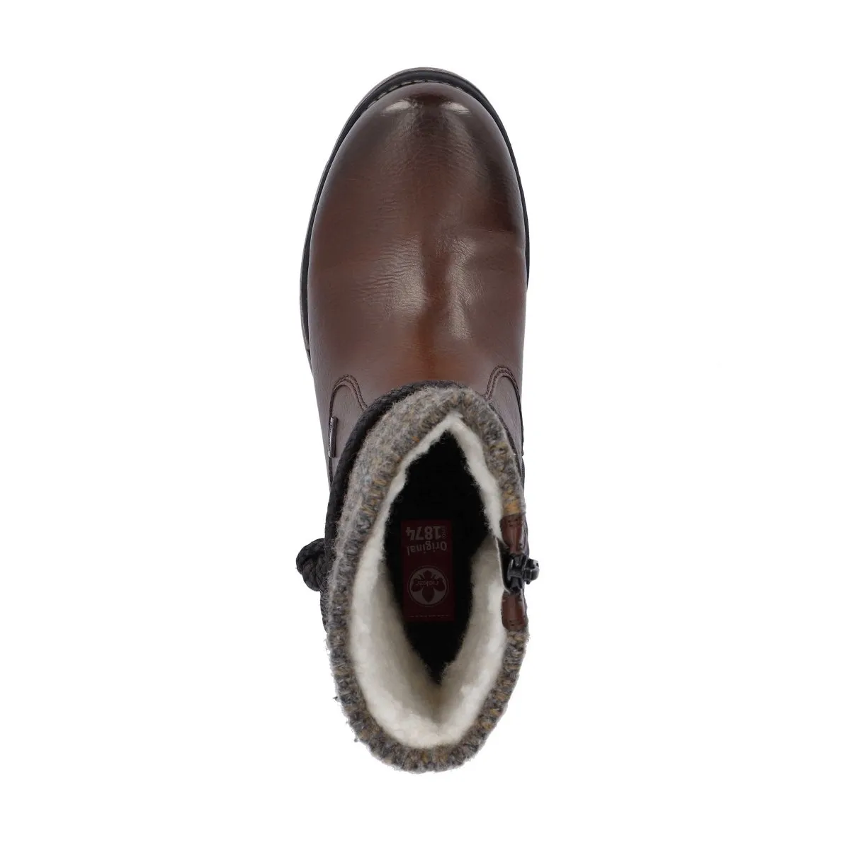 Rieker Damen 79688-25 Braune Wasserdichte Rieker Schuhe
