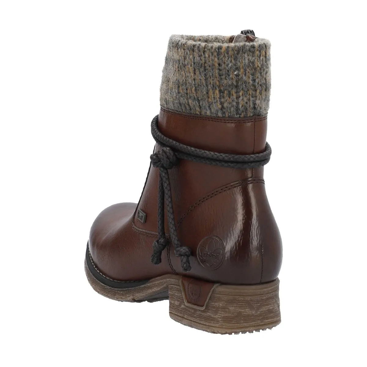 Rieker Damen 79688-25 Braune Wasserdichte Rieker Schuhe