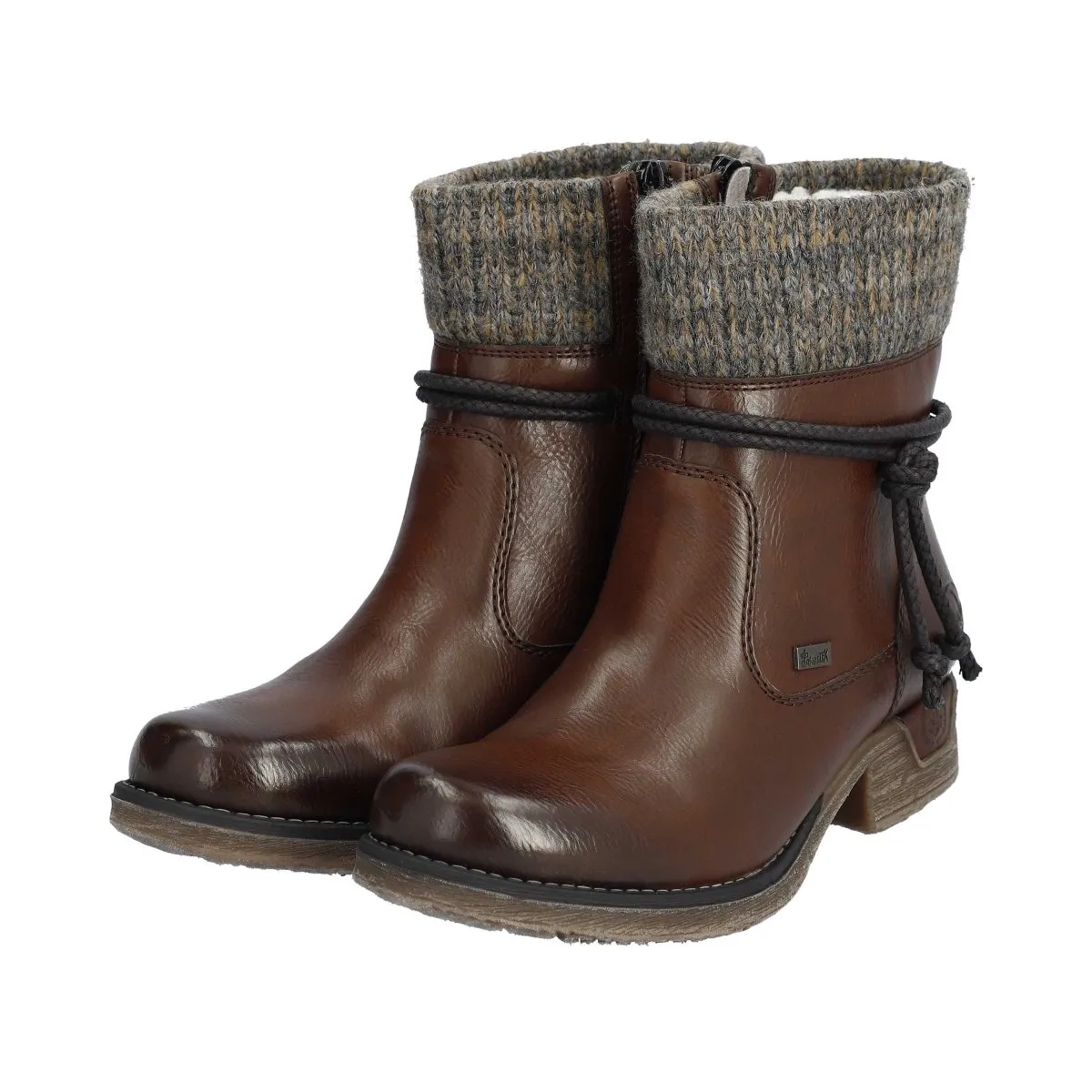 Rieker Damen 79688-25 Braune Wasserdichte Rieker Schuhe