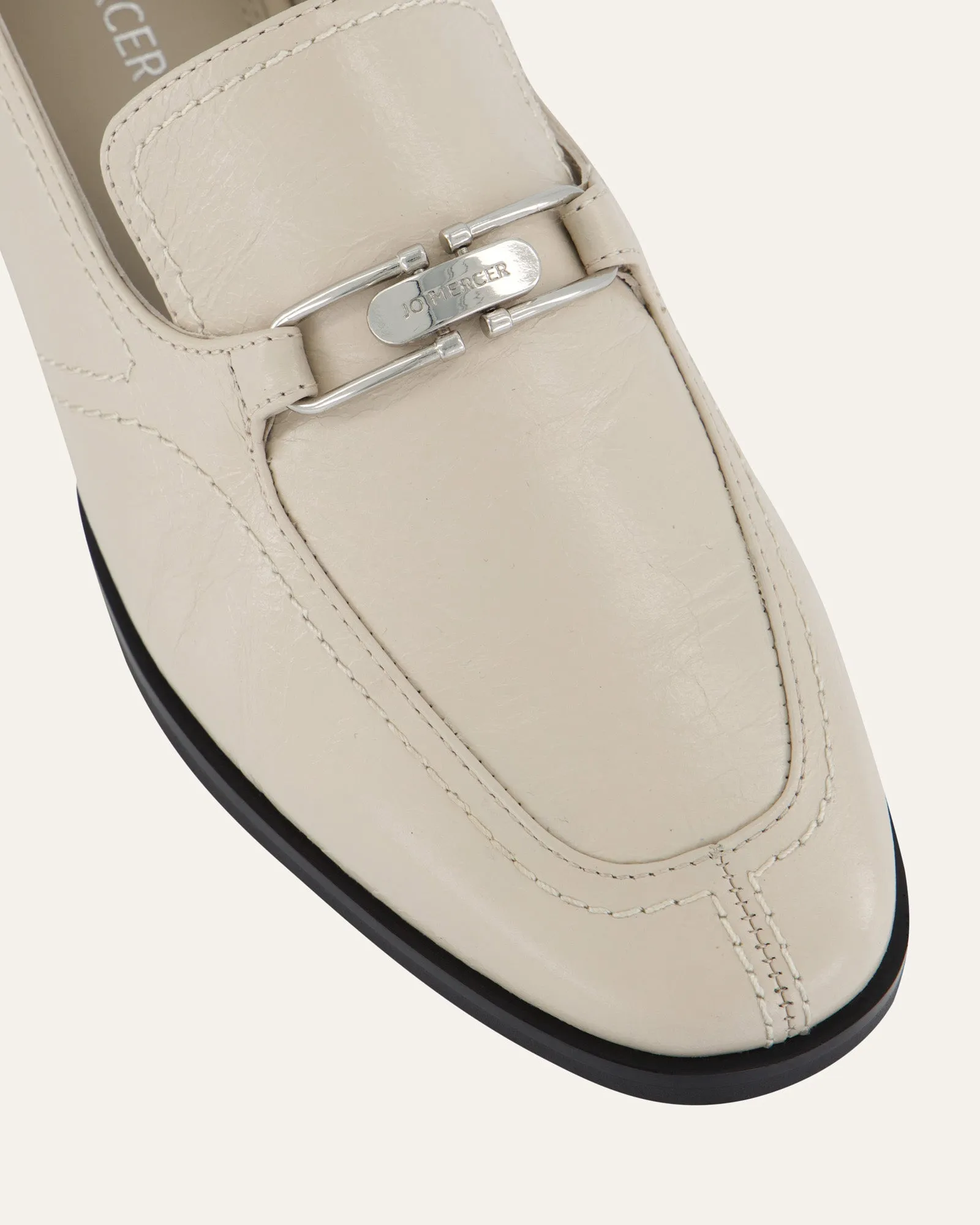 RILEY LOAFERS KNITTERLEDER IN BEIGE