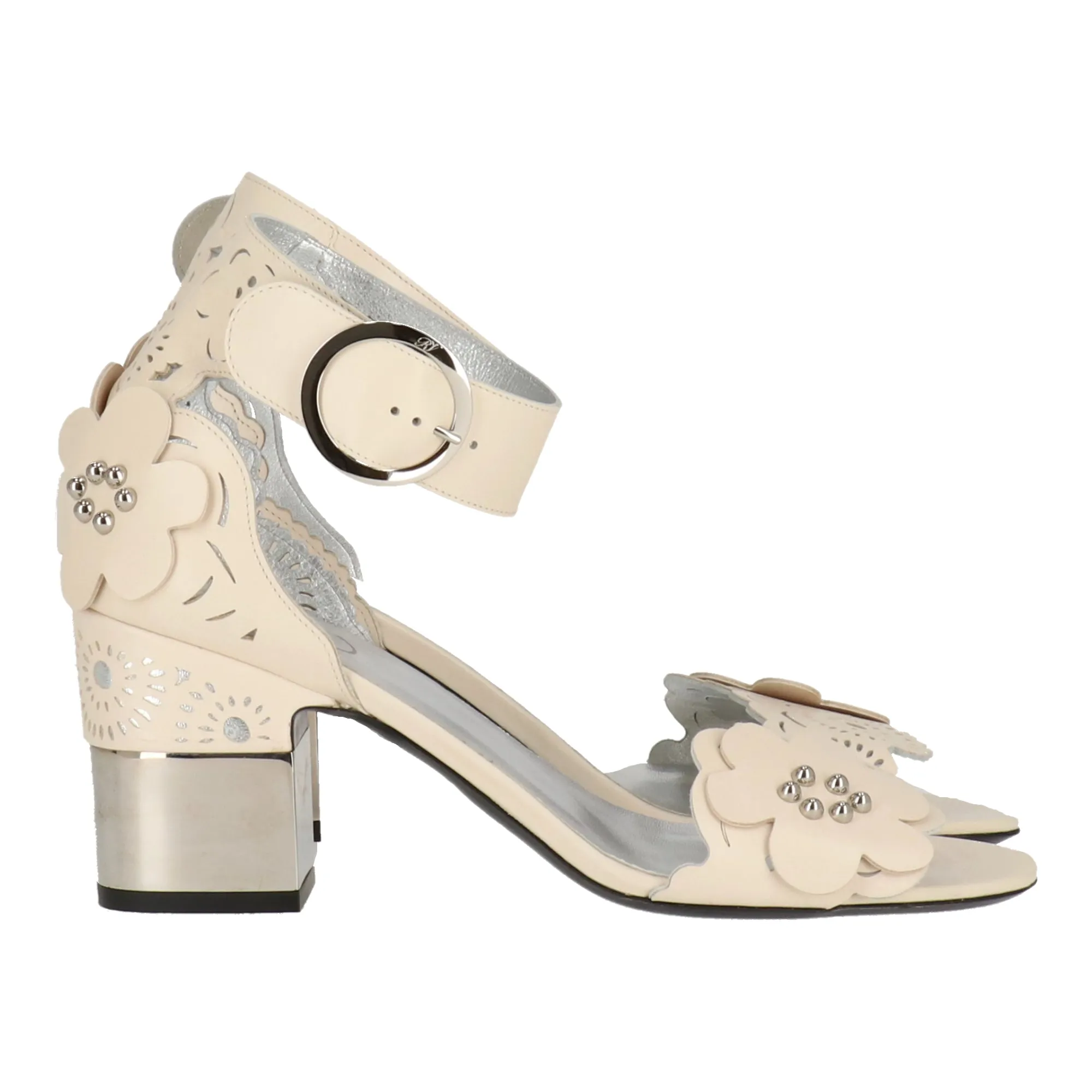 Roger Vivier Damen Sandalen in Weiß_Roger-Vivier