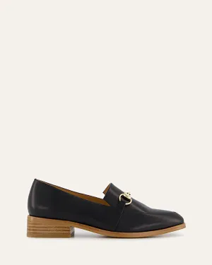 ROWAN LOAFERS SCHWARZES LEDER