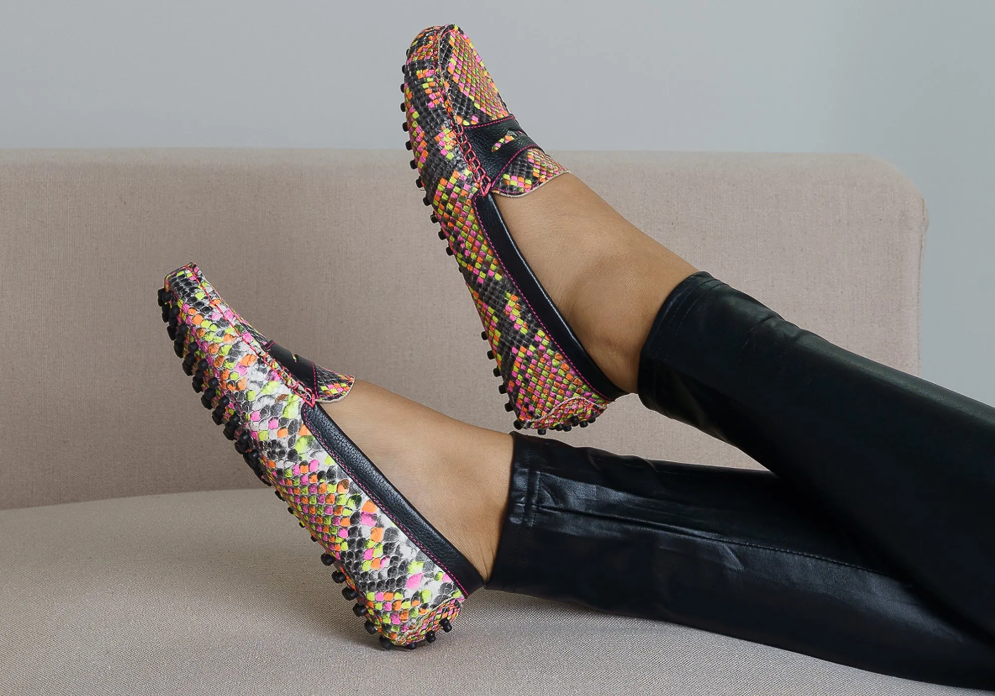 Savelli Stephanie Damen Komfort Loafer Schuhe aus Leder Hergestellt in Brasilien Savelli Schuhe
