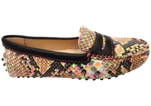 Savelli Stephanie Damen Komfort Loafer Schuhe aus Leder Hergestellt in Brasilien Savelli Schuhe