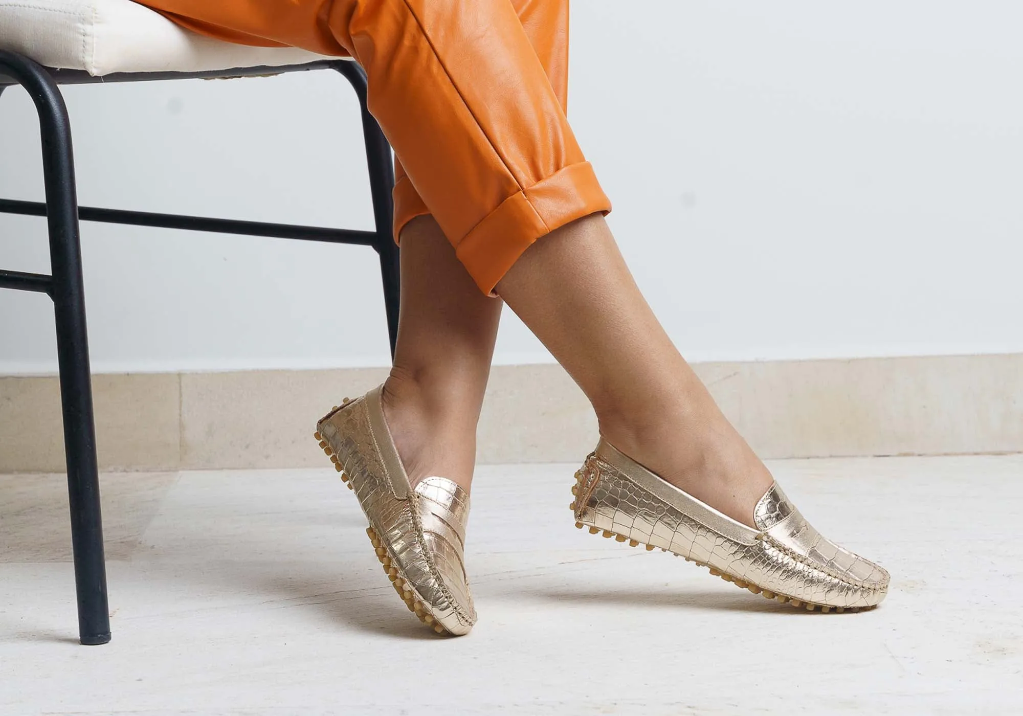 Savelli Stephanie Damen Komfort Loafer Schuhe aus Leder Hergestellt in Brasilien Savelli Schuhe