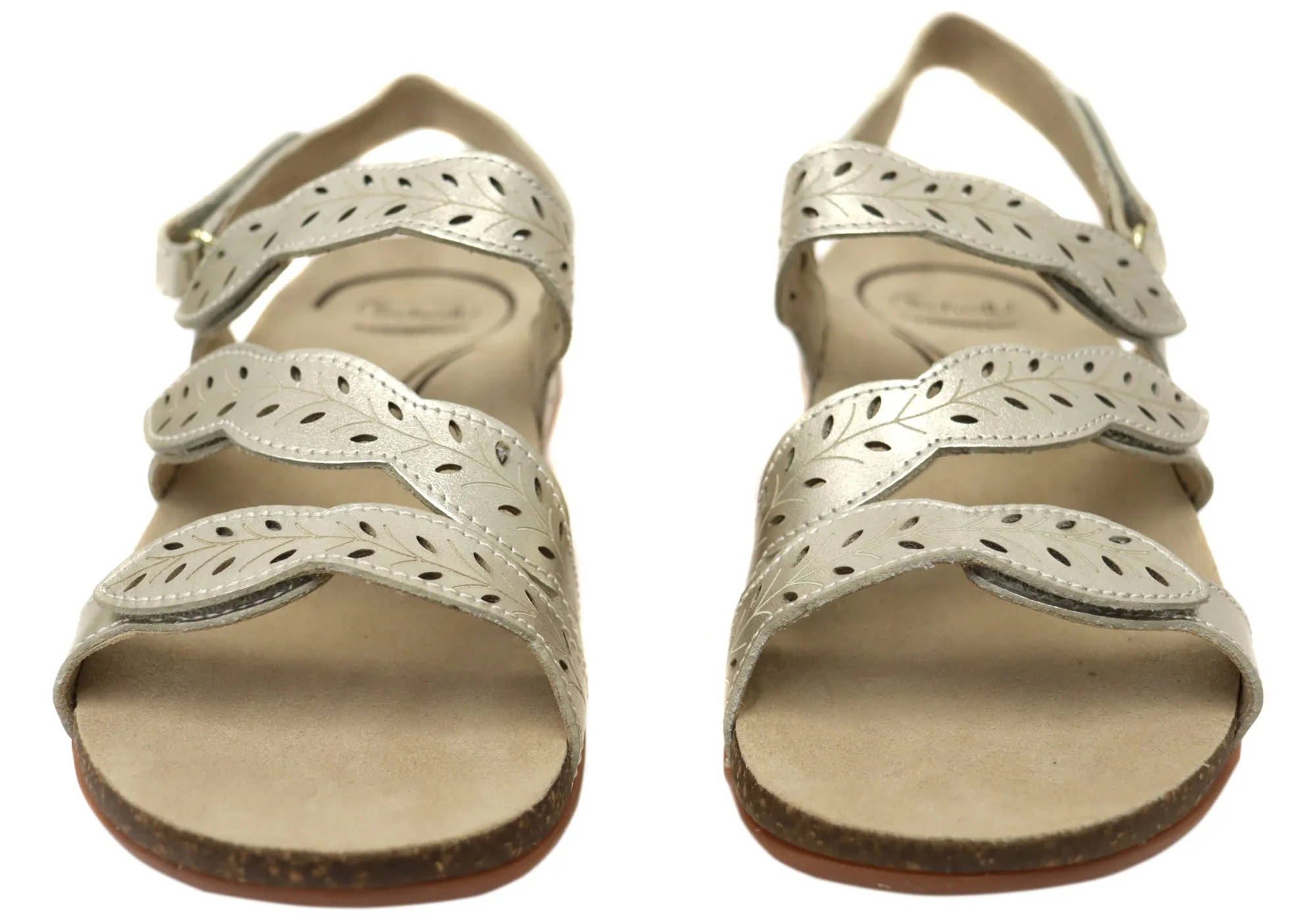 Scholl Orthaheel Able II Damen Bequeme Unterstützende Ledersandalen Scholl Orthaheel Schuhe
