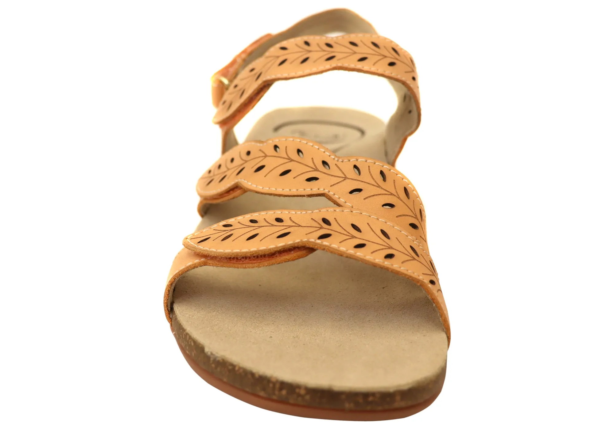Scholl Orthaheel Able II Damen Bequeme Unterstützende Ledersandalen Scholl Orthaheel Schuhe