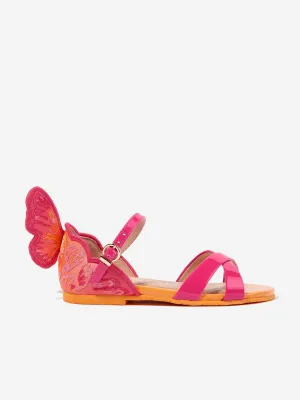 Sophia Webster Mädchen Leder Chiara Stickerei Sandalen in Rosa