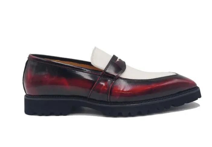 Stil: 480-102PT-Burgund/Weiß