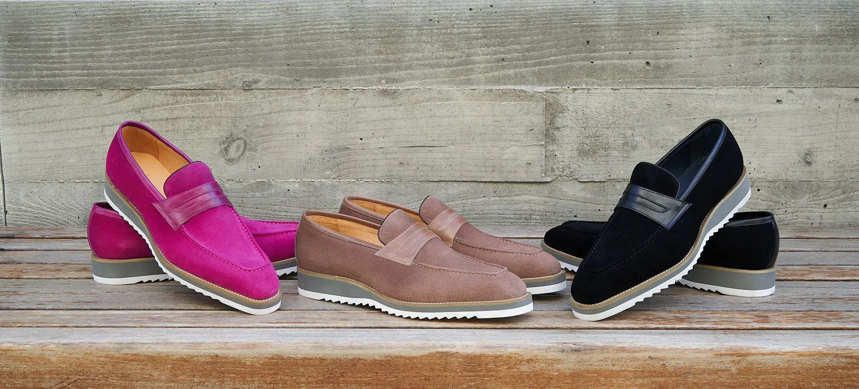 Suede Slip-On Penny Loafer Mokka