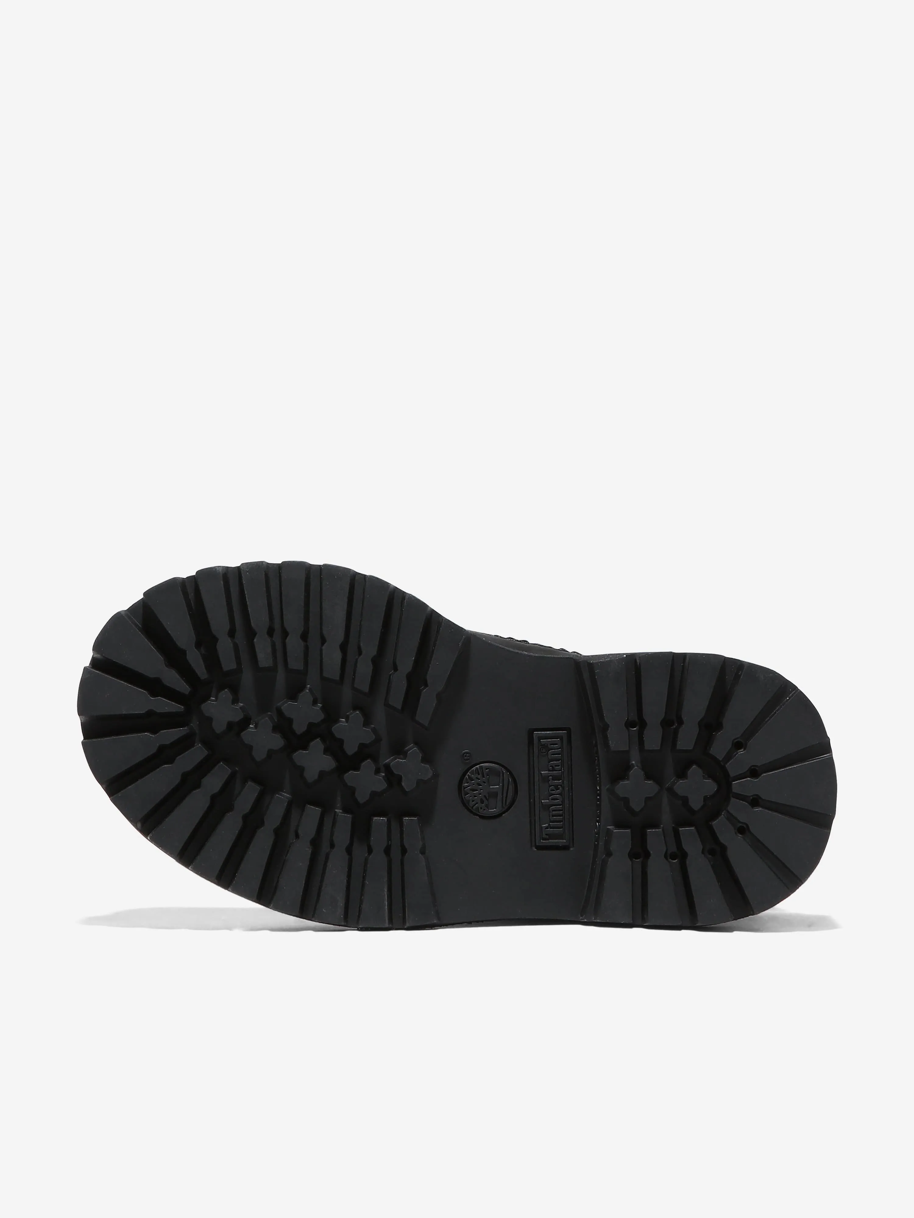 Timberland Kids 6-Zoll wasserdichte Schnürstiefel in Schwarz
