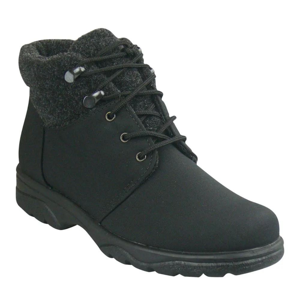 Zehenwärmer Damen Trek wasserdichter Stiefel Schwarz