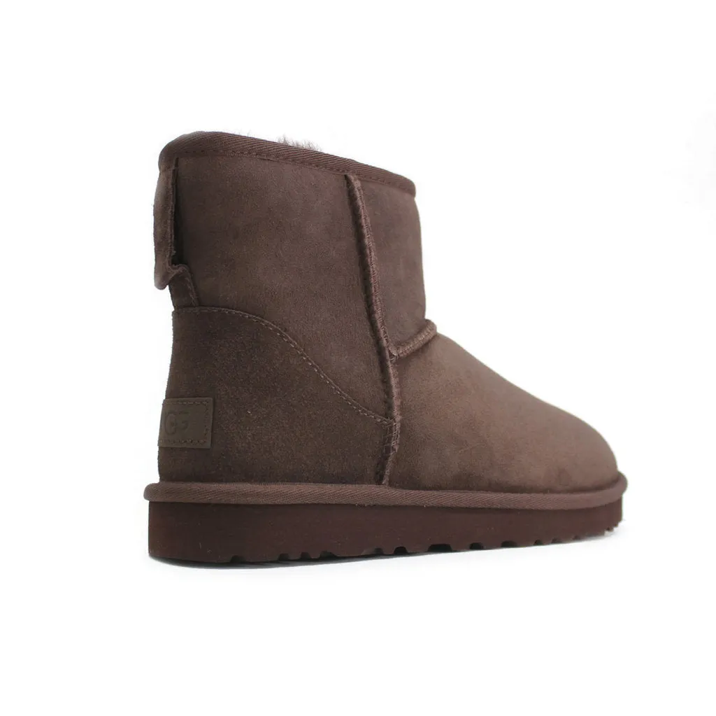 Ugg Classic Mini II Wildleder Schaffell Winterstiefel für Damen