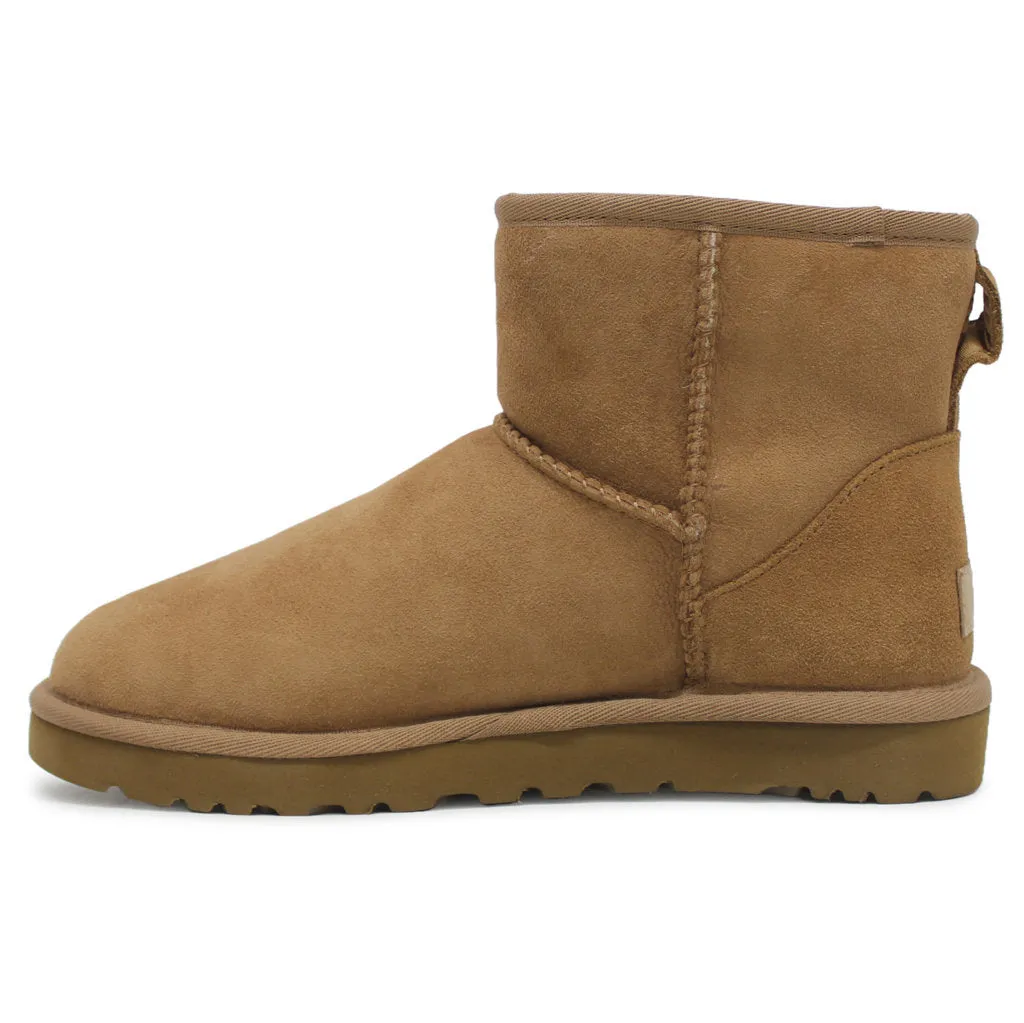 Ugg Classic Mini II Wildleder Schaffell Winterstiefel für Damen