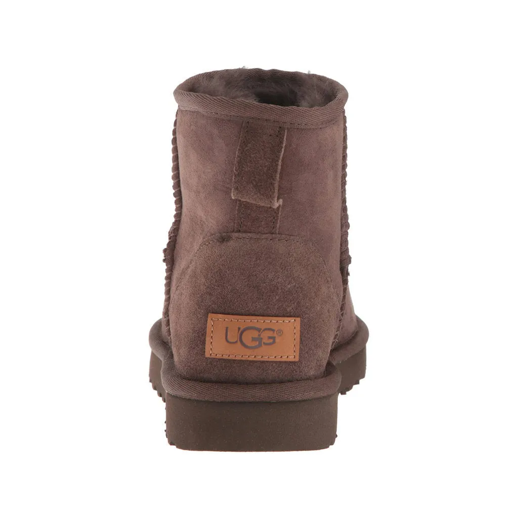 Ugg Classic Mini II Wildleder Schaffell Winterstiefel für Damen