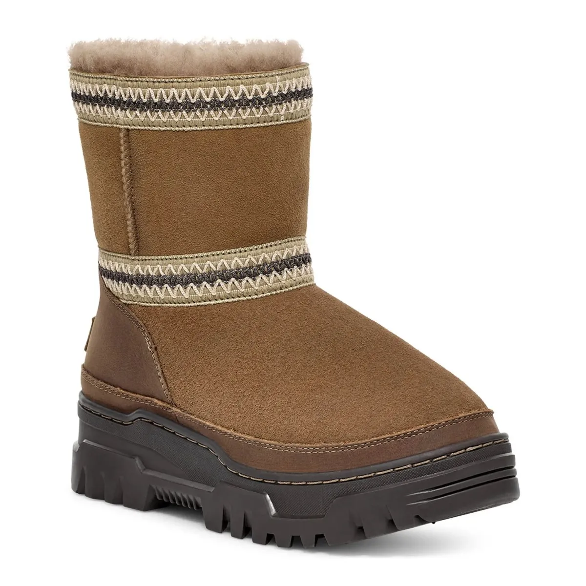 UGG Damen Classic Mini TrailGazer Hickory wasserdicht