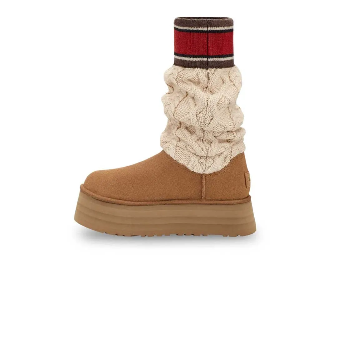 UGG® - Damen Classic Sweater Letter Boots (1144045-CHE)