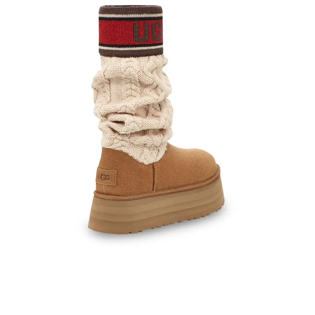 UGG® - Damen Classic Sweater Letter Boots (1144045-CHE)
