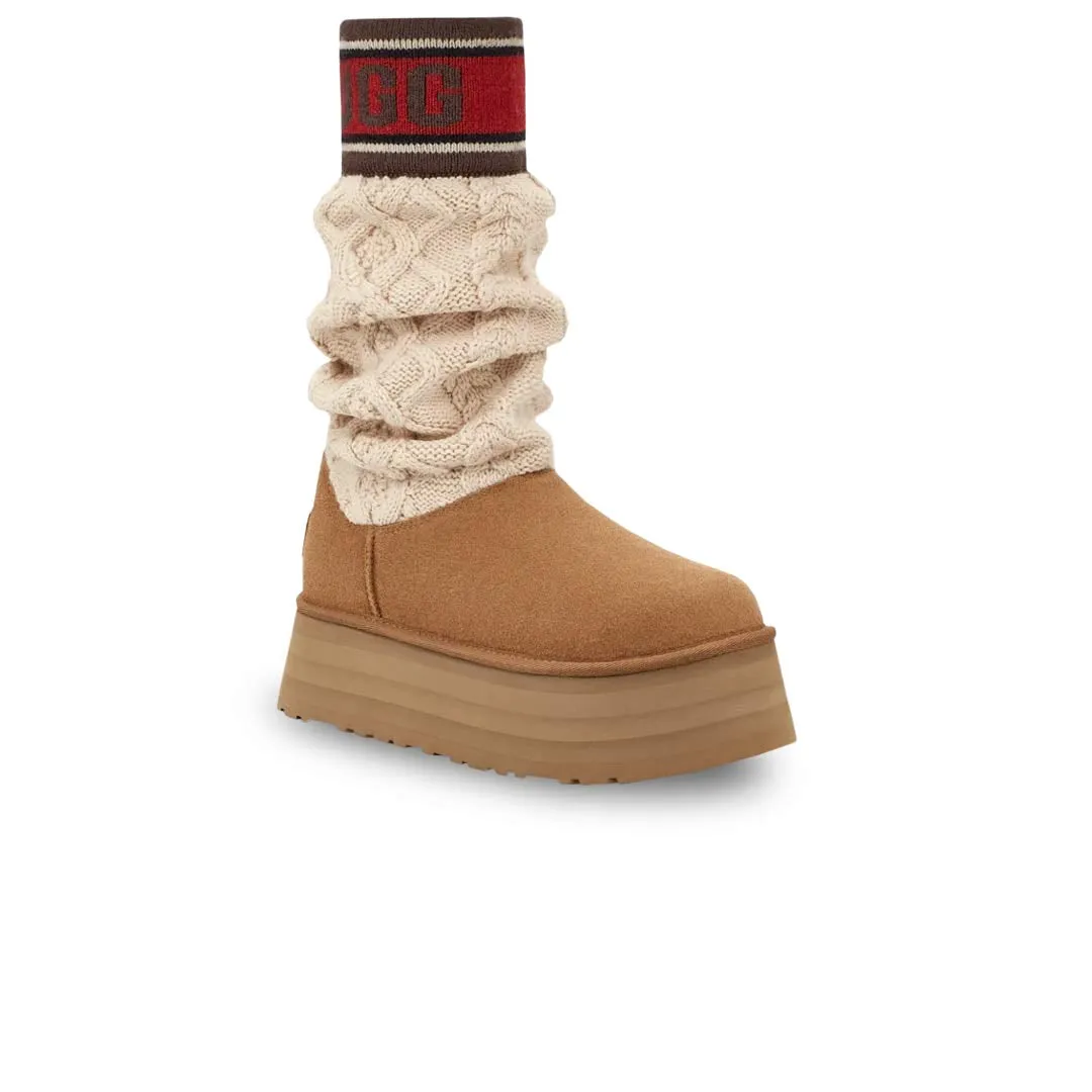 UGG® - Damen Classic Sweater Letter Boots (1144045-CHE)