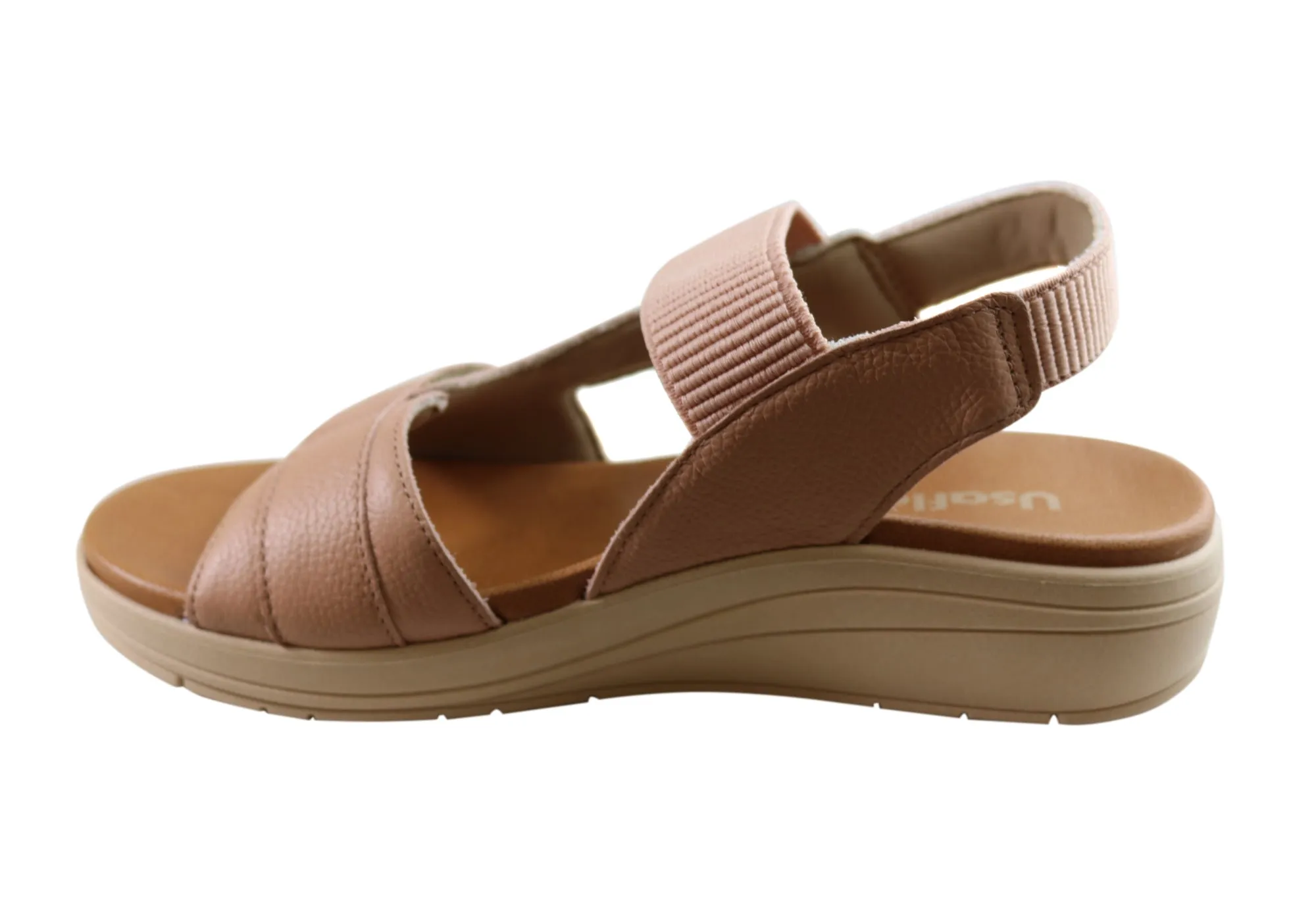 Usaflex Toka Damen Bequeme Ledersandalen Hergestellt In Brasilien Usaflex Schuhe