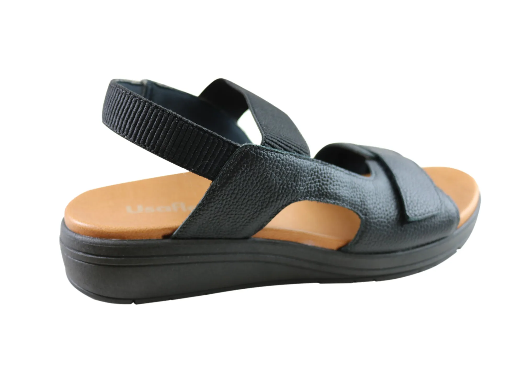Usaflex Toka Damen Bequeme Ledersandalen Hergestellt In Brasilien Usaflex Schuhe