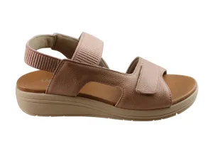 Usaflex Toka Damen Bequeme Ledersandalen Hergestellt In Brasilien Usaflex Schuhe