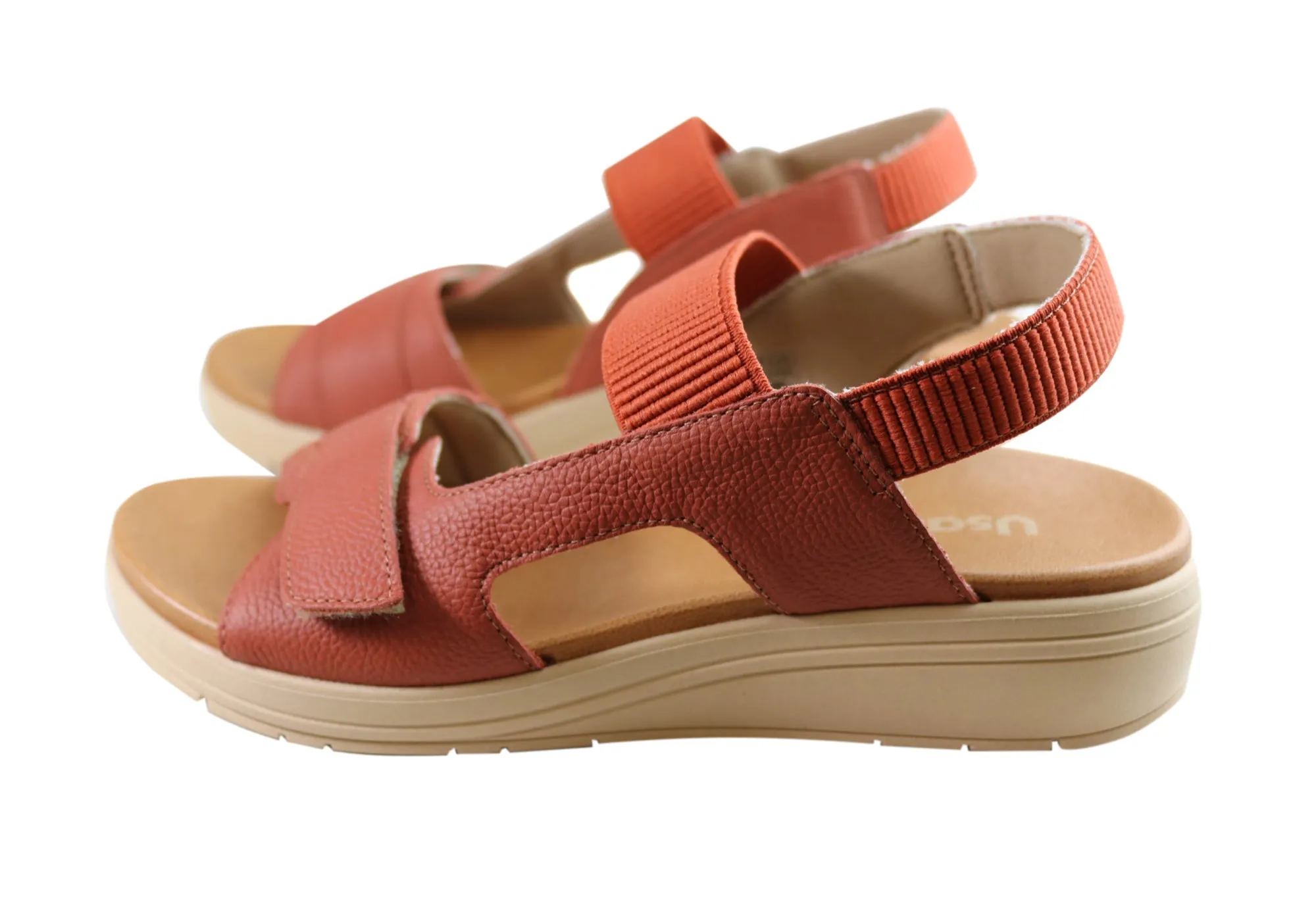 Usaflex Toka Damen Bequeme Ledersandalen Hergestellt In Brasilien Usaflex Schuhe
