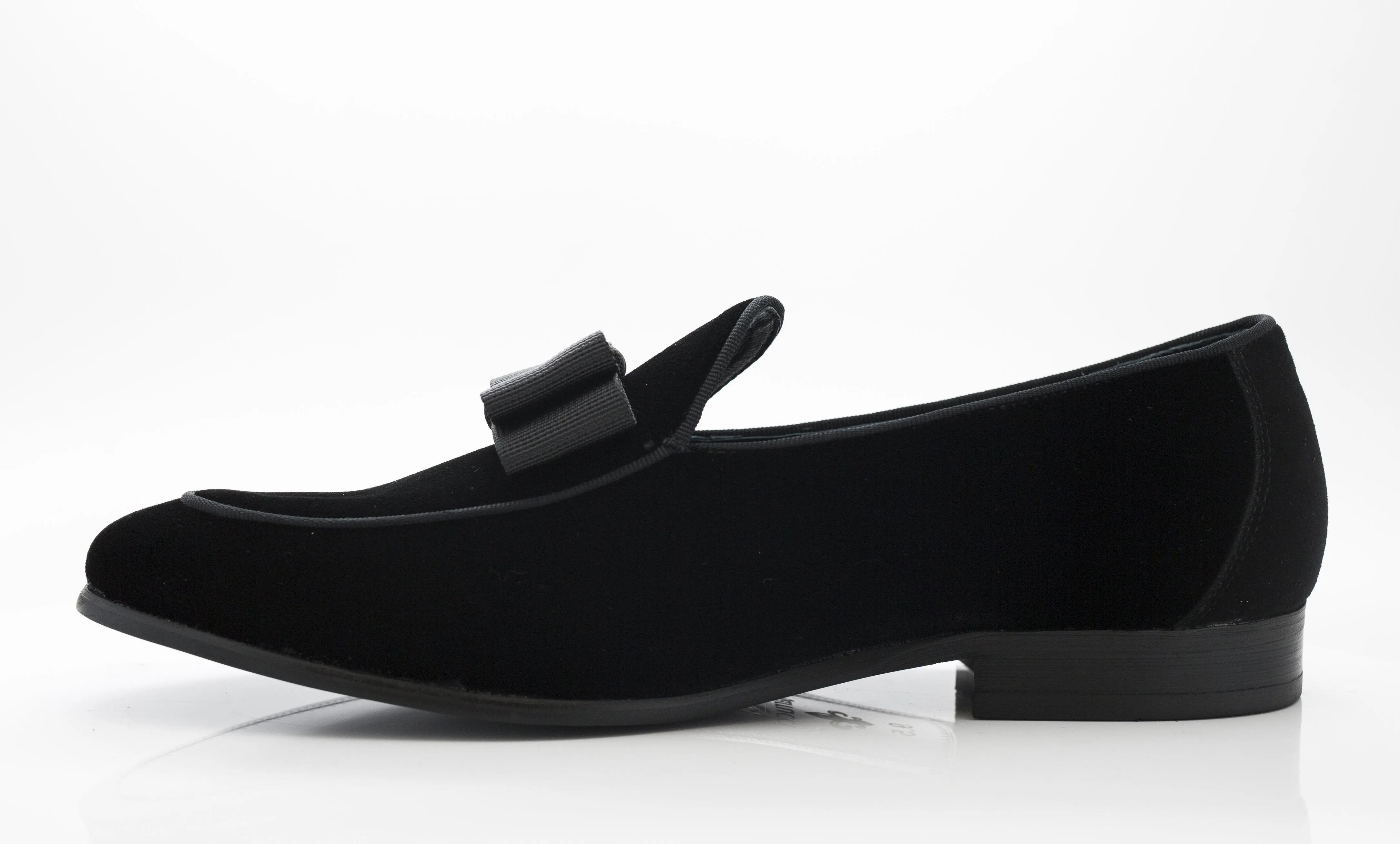 Samt Loafer Schwarz Formal