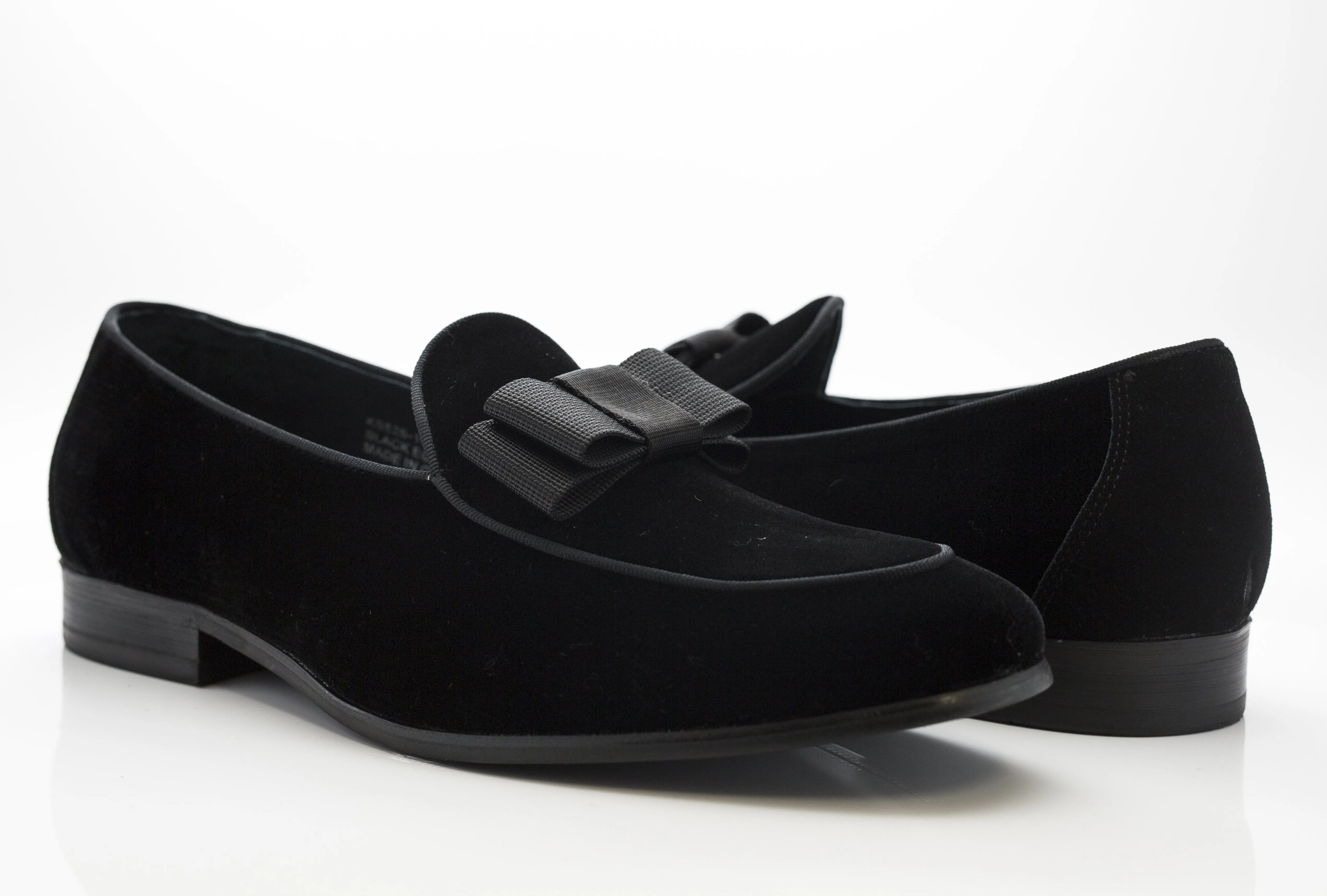 Samt Loafer Schwarz Formal