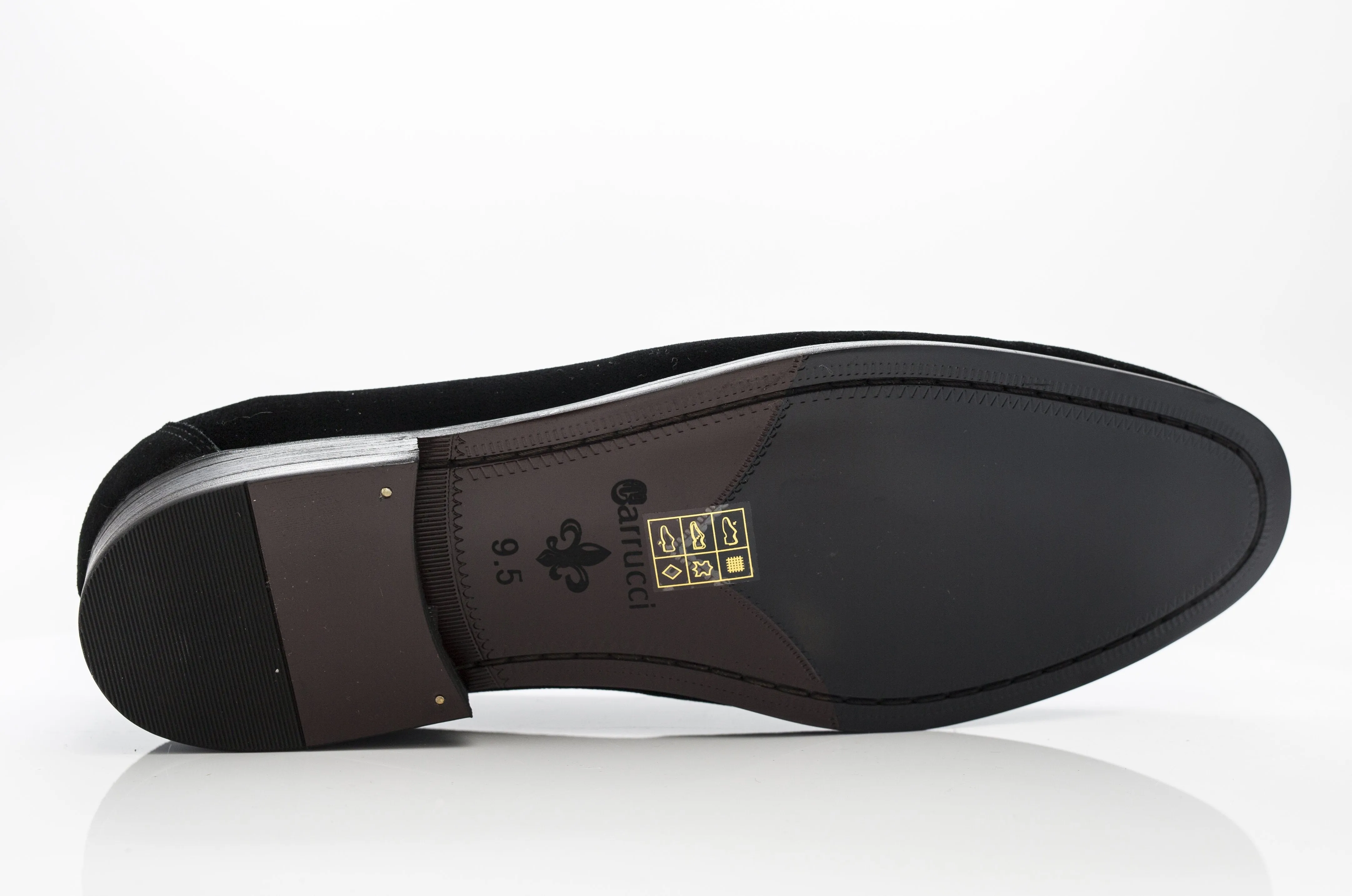 Samt Loafer Schwarz Formal