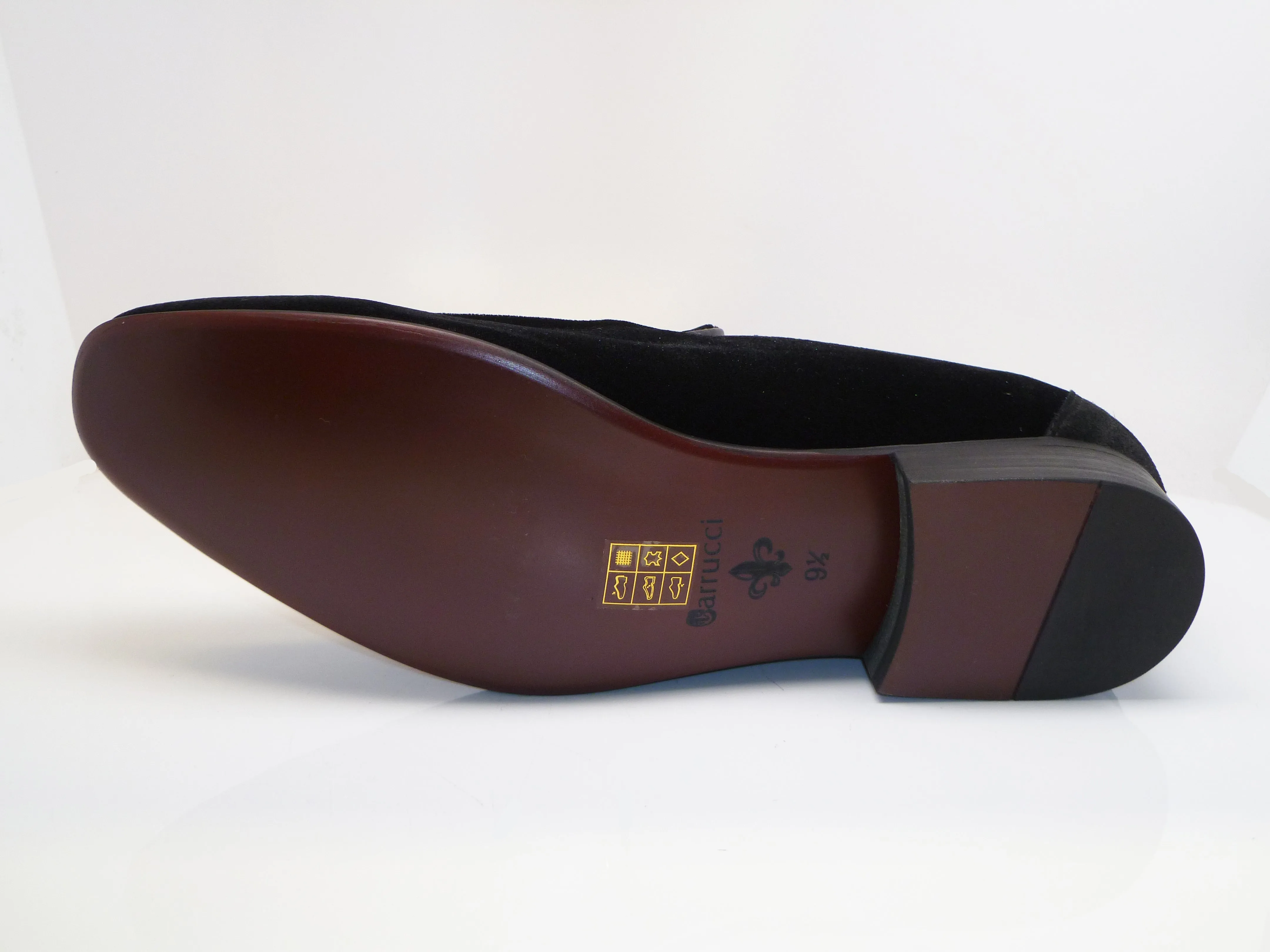 Samtschlupfer Loafer Schwarz