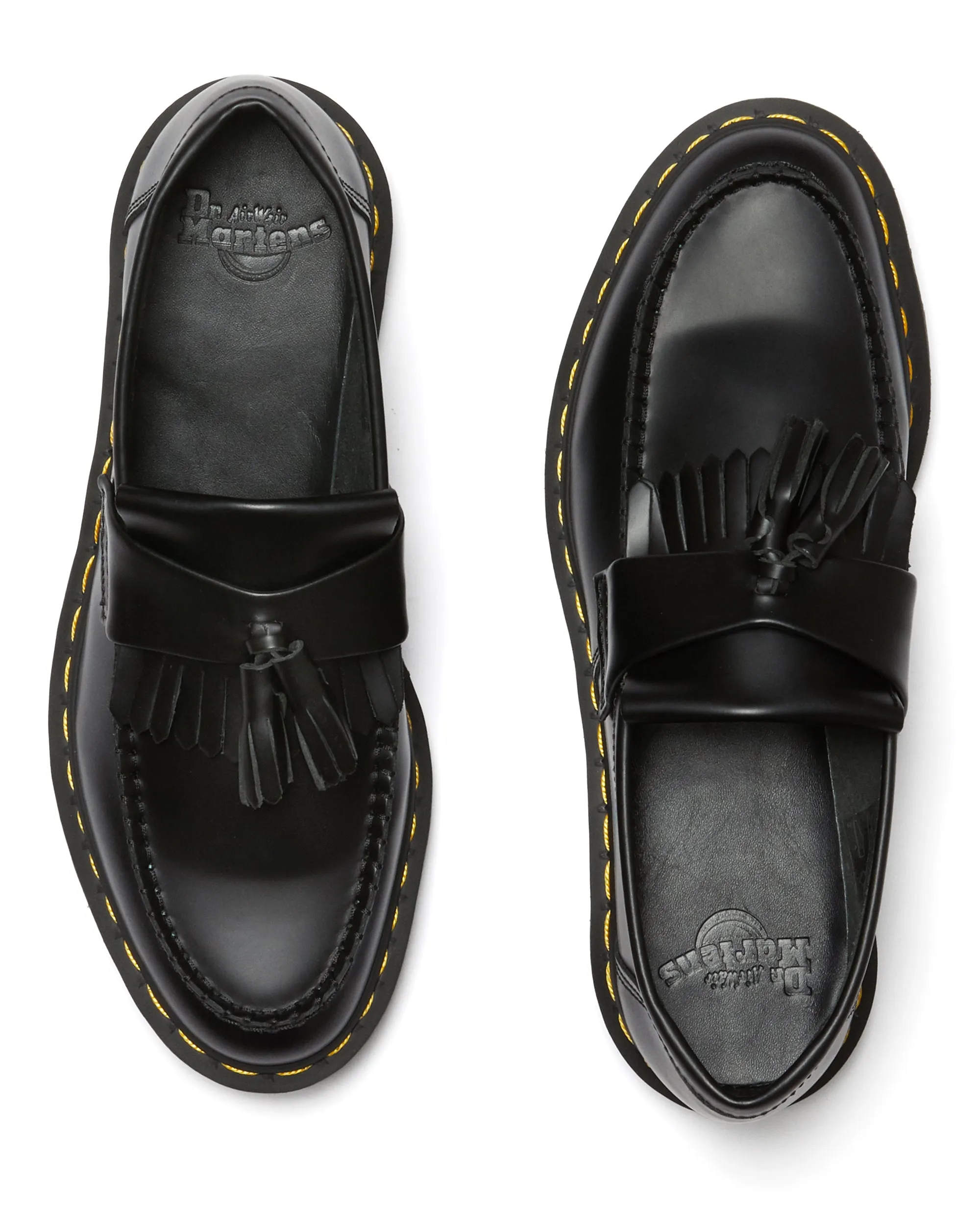 W Adrian Ys Quasten-Loafer aus schwarzem Leder
