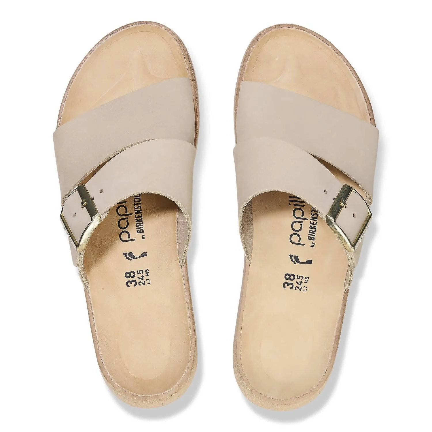 Damensandalen Almina in Sandburg