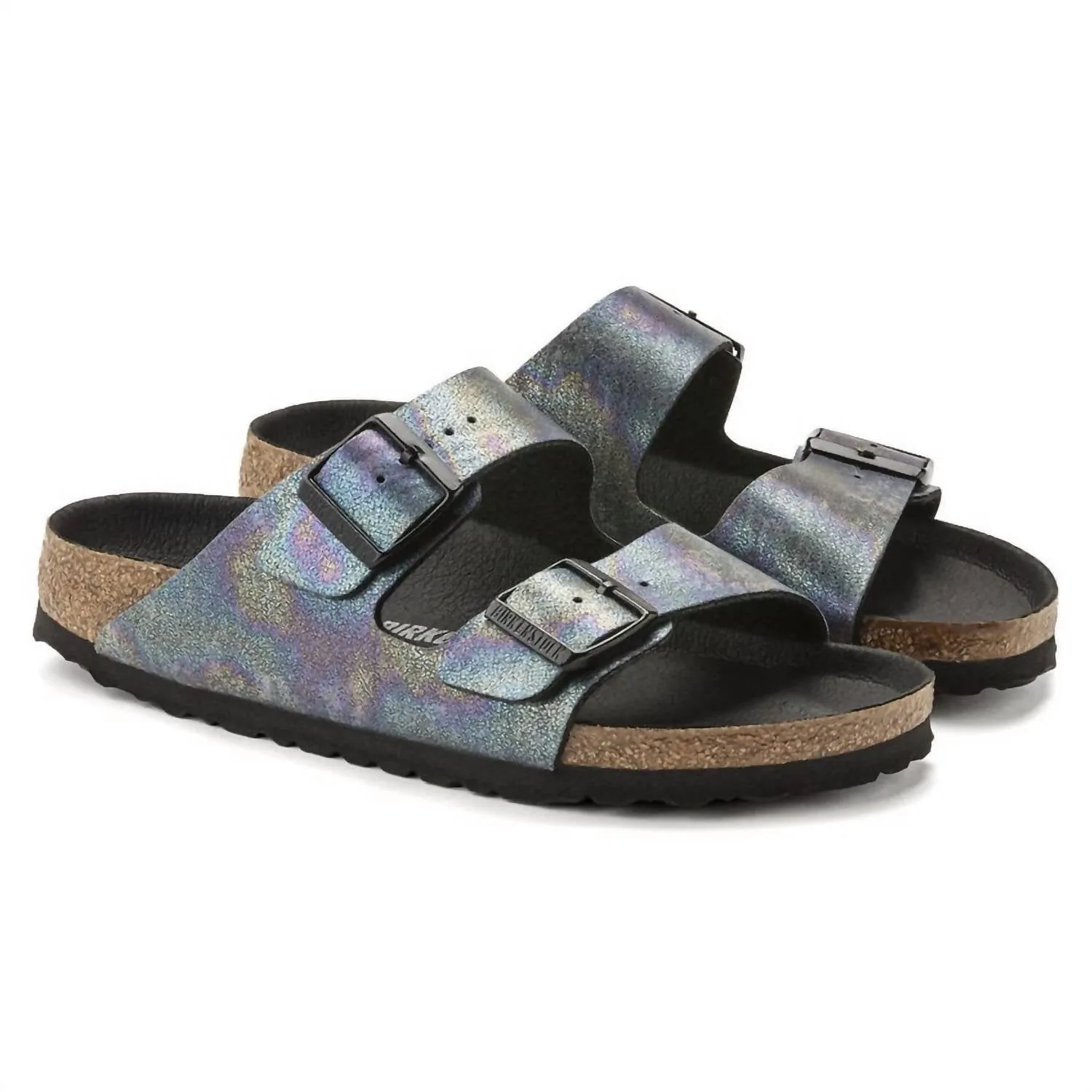 Arizona Sandale für Damen in irisierendem Schwarz