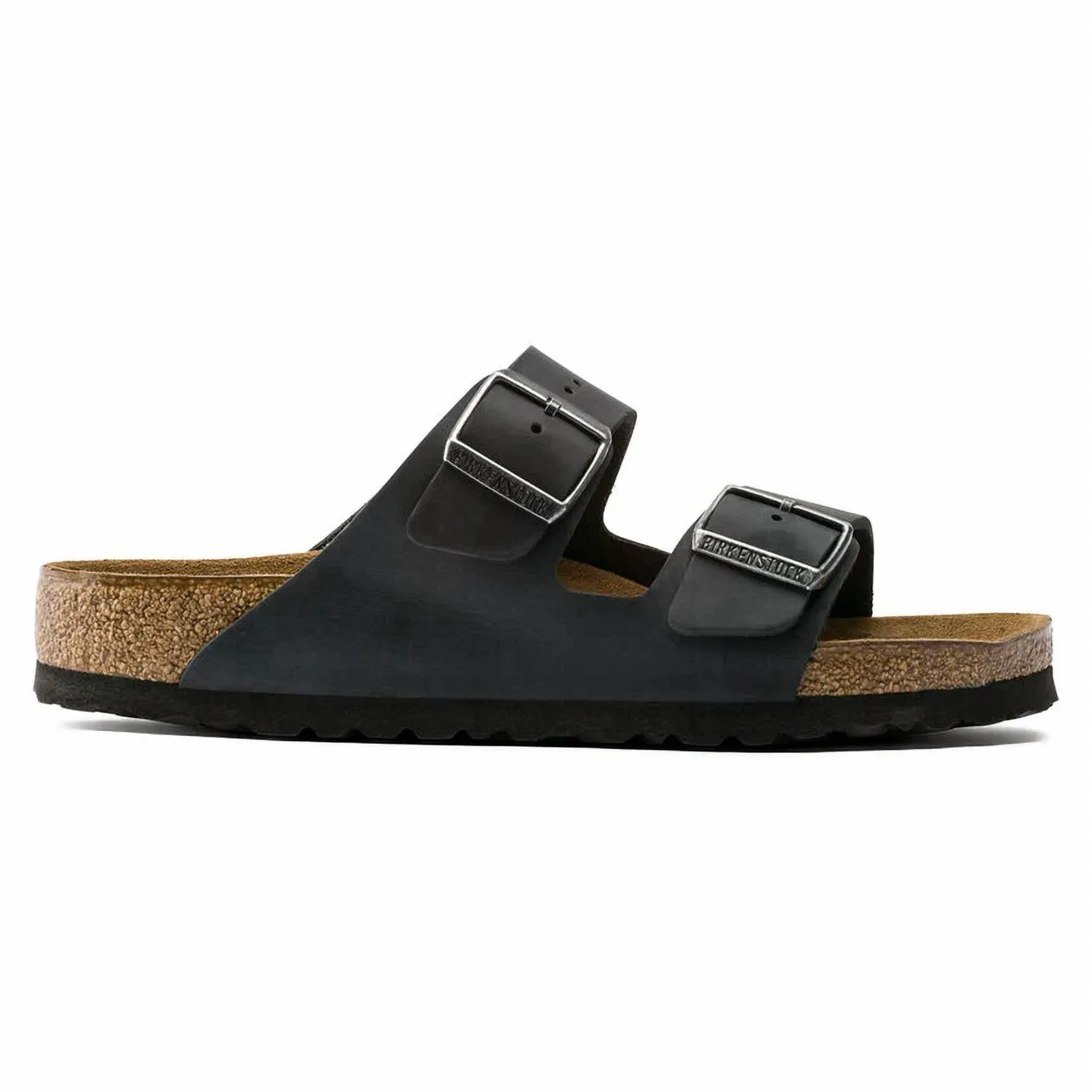 Arizona Soft Footbed Sandale für Damen - Regular in schwarz geölt