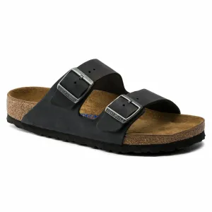 Arizona Soft Footbed Sandale für Damen - Regular in schwarz geölt