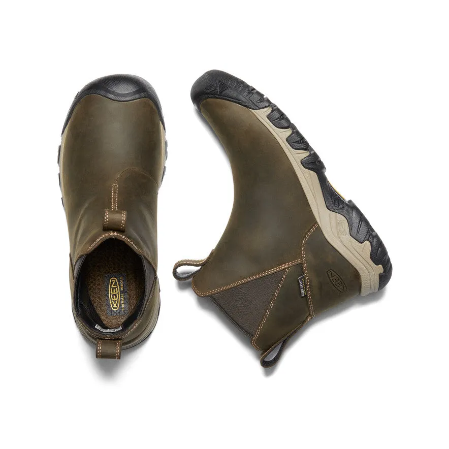 Damen Greta wasserdichte Chelsea-Stiefel | Olive/Timberwolf