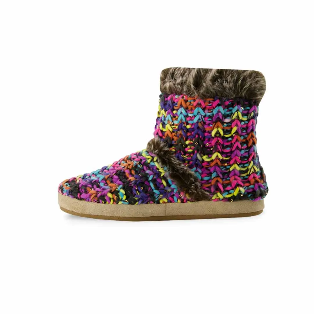 Damen Spacedye Häkelstiefel (SAL7078WGN)