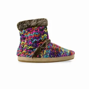 Damen Spacedye Häkelstiefel (SAL7078WGN)