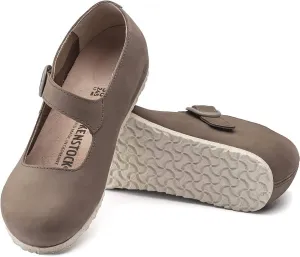 Damen Tracy Mary Jane - Reguläre Weite in Grau-Taupe