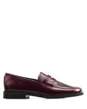 Woodcote Burgunder Leder