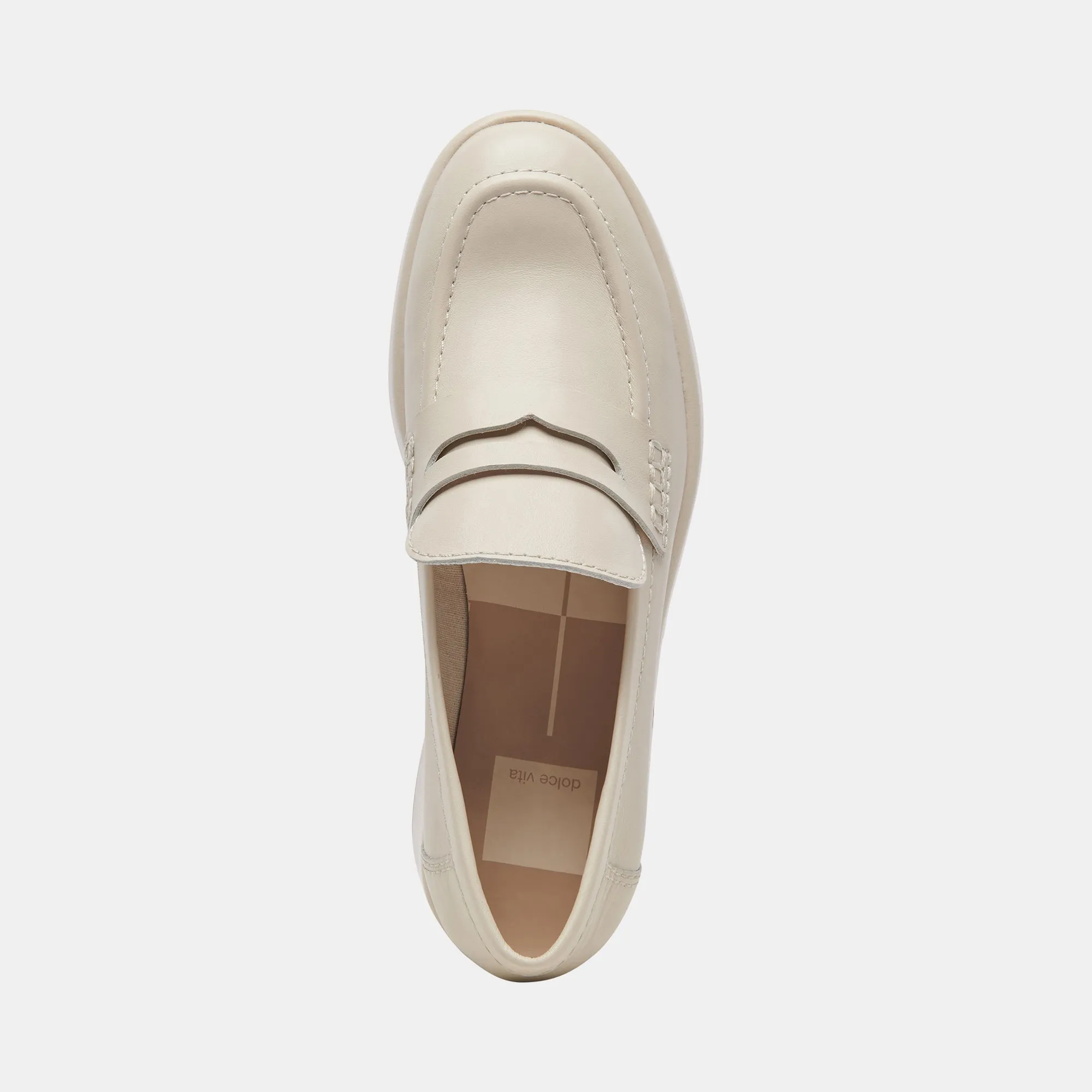 YANNI LOAFERS ELFENBEINFARBENES LEDER