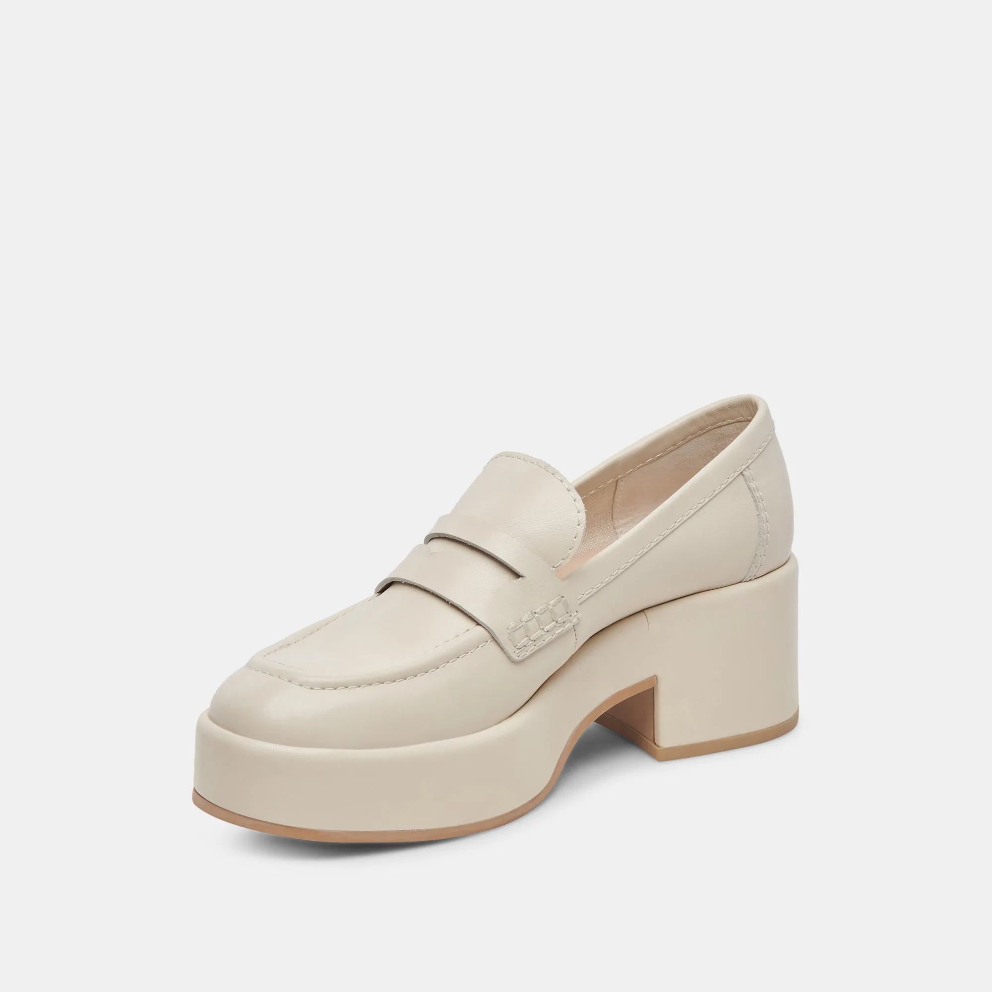 YANNI LOAFERS ELFENBEINFARBENES LEDER