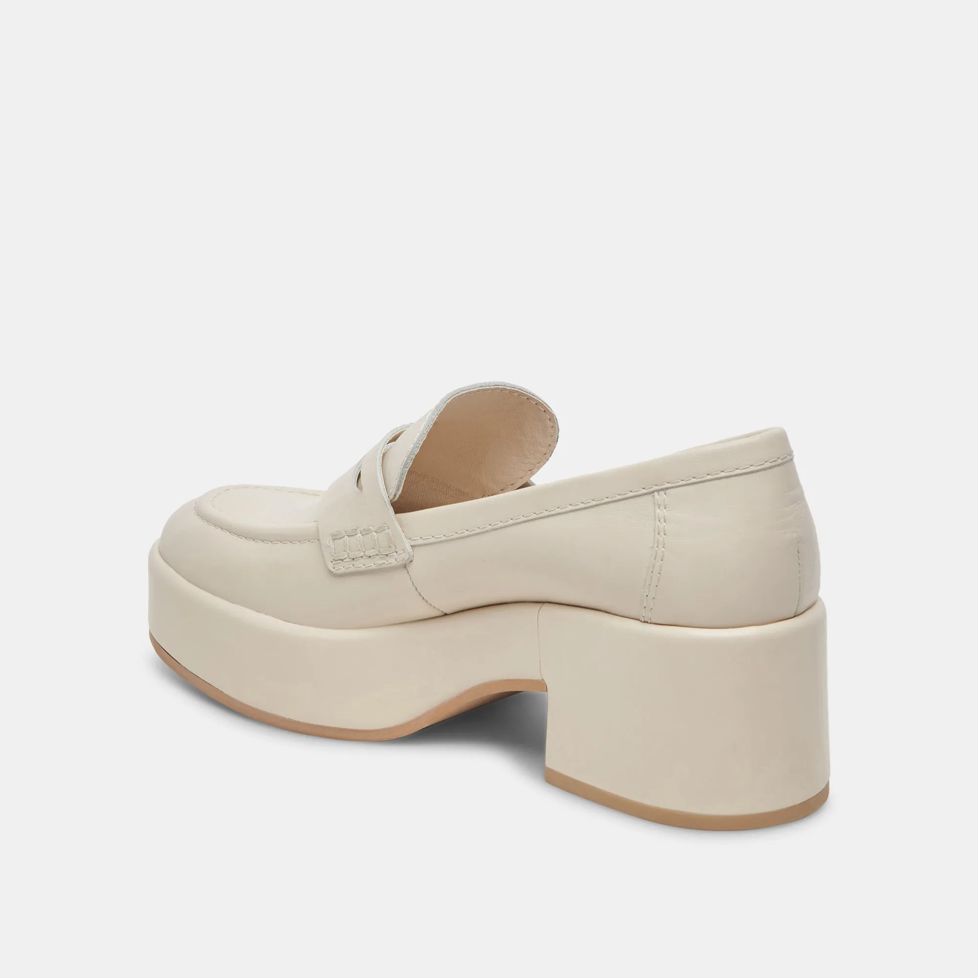 YANNI LOAFERS ELFENBEINFARBENES LEDER